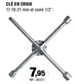 Autobacs Clé en croix offre