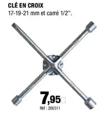 Autobacs Clé en croix offre