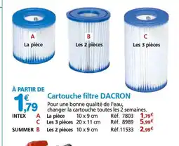 Provence Outillage DACRON Cartouche filtre offre