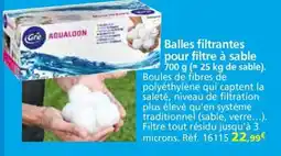 Provence Outillage Balles filtrantes pour filtre à sable offre