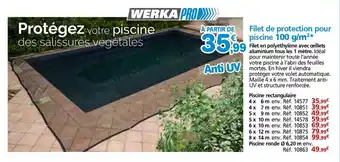 Provence Outillage Filet de protection pour piscine offre