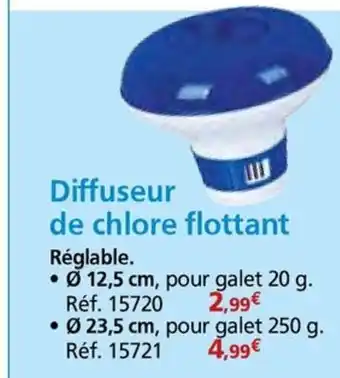 Provence Outillage Diffuseur de chlore flottant offre