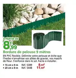 Provence Outillage Bordure de pelouse 9 mètres offre