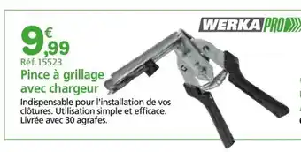 Provence Outillage Pince à grillage avec chargeur offre