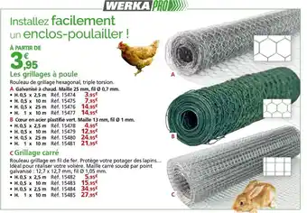 Provence Outillage Les grillages à poule offre