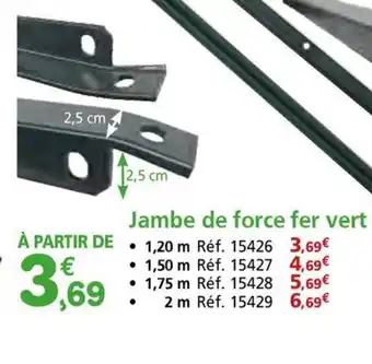 Provence Outillage Jambe de force fer vert offre