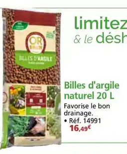 Provence Outillage Billes d'argile natural offre