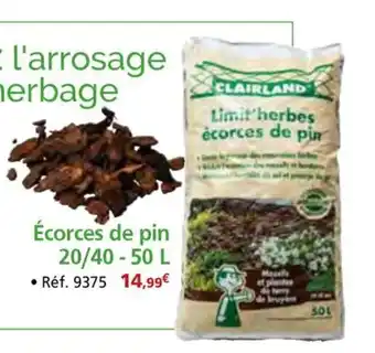 Provence Outillage Écorces de pin offre