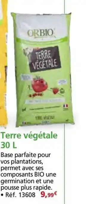 Provence Outillage Terre végétale offre