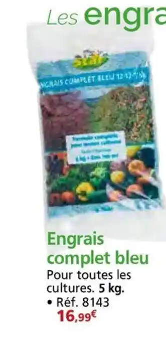 Provence Outillage Engrais complet bleu offre