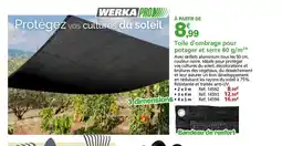 Provence Outillage Toile d'ombrage pour potager et serre offre