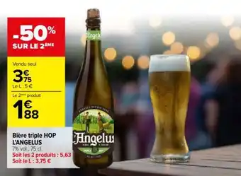 Carrefour Bière triple HOP L'ANGELUS offre