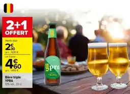 Carrefour Bière triple YPRA offre