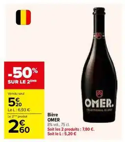 Carrefour Bière OMER offre