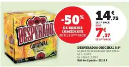 Hyper U Desperados Original 5,9° offre