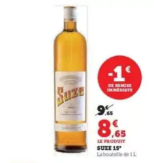 Hyper U Suze 15° offre