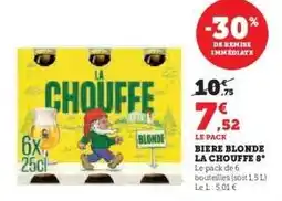 Hyper U Biere Blonde La Chouffe 8° offre