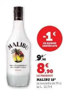 Hyper U MALIBU 18° offre