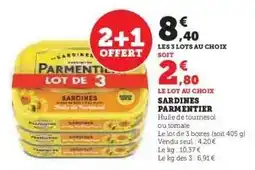Hyper U Sardines Parmentier offre