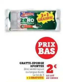 Hyper U Gratte Éponge Spontex offre