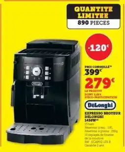 Super U Expresso Broyeur Delonghi 1450W offre