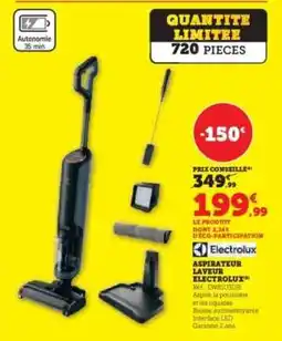 Super U Aspirateur Laveur Electrolux offre