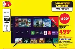 Super U SAMSUNG TÉLÉVISEUR 65 UHD 4K offre