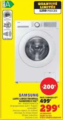 Hyper U Lave-linge frontal Samsung 8 kg offre