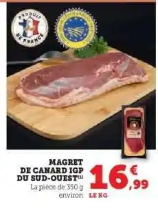 Hyper U Magret de Canard IGP du Sud-Ouest offre
