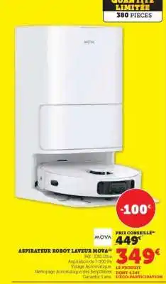 Hyper U Aspirateur Robot Laveur MOVA offre