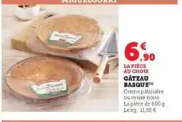 Hyper U Gâteau Basque offre