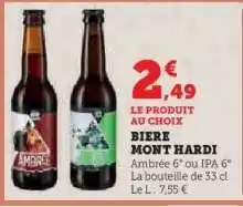Hyper U BIERE MONT HARDI offre
