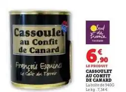 Hyper U Cassoulet au confit de canard offre