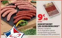 Hyper U ASSORTIMENT LES GORRONNAISES offre