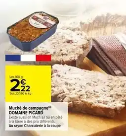 Carrefour Picard - muché de campagne offre