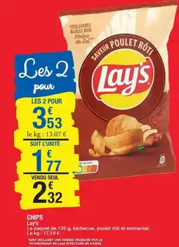 Carrefour Lay's - chips offre