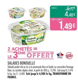 Match BONDUELLE Salades offre