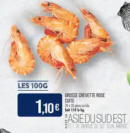 Match Grosse crevette rose cuite offre
