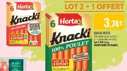 Match HERTA Knacki offre