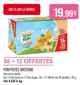 Match MATERNE Pom'potes offre