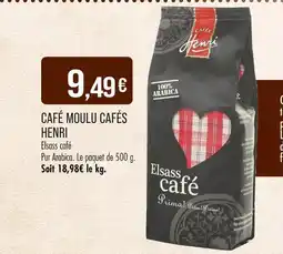 Match CAFÉS HENRI Café Moulu offre
