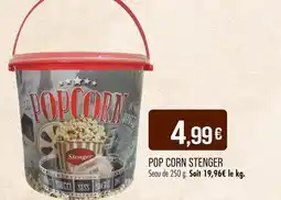 Match STENGER Pop corn offre