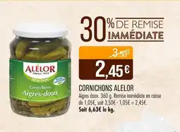Match ALELOR Cornichons offre