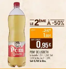 Match Pom' de lisbeth offre