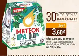 Match METEOR Bière sans alcool meteor offre