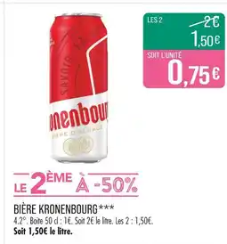 Match KRONENBOURG Bière d'alsace offre