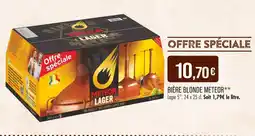 Match METEOR Bière blonde offre
