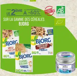 Match BJORG Le 2ème à -60% sur la gamme des céréales bjorg offre