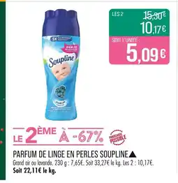 Match SOUPLINE Parfum de linge en perles offre