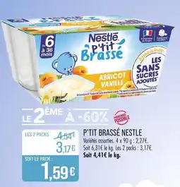 Match NESTLE P'tit brassé offre